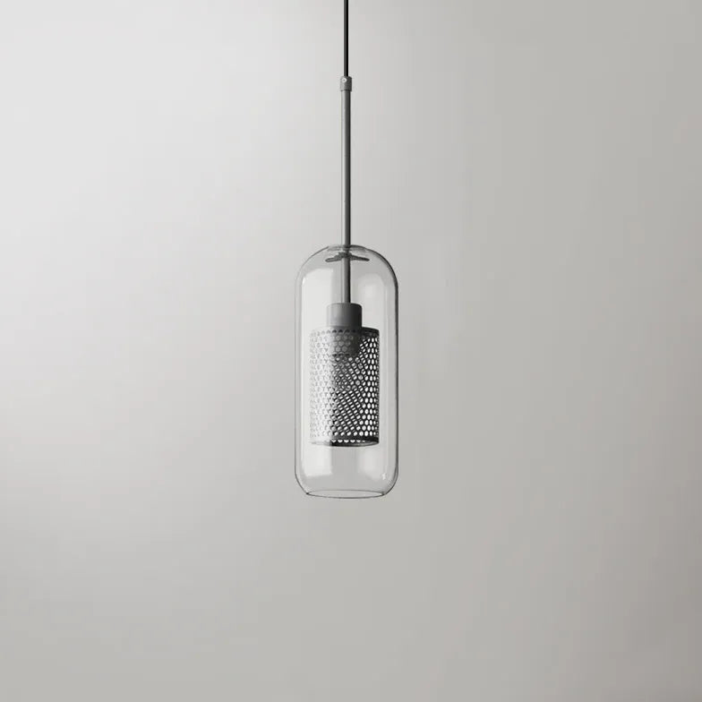 Bedside Pendant Light For Bedroom Oneal Metal & Glass