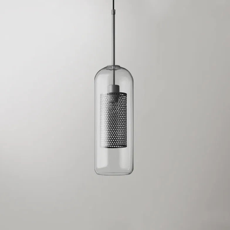 Bedside Pendant Light For Bedroom Oneal Metal & Glass