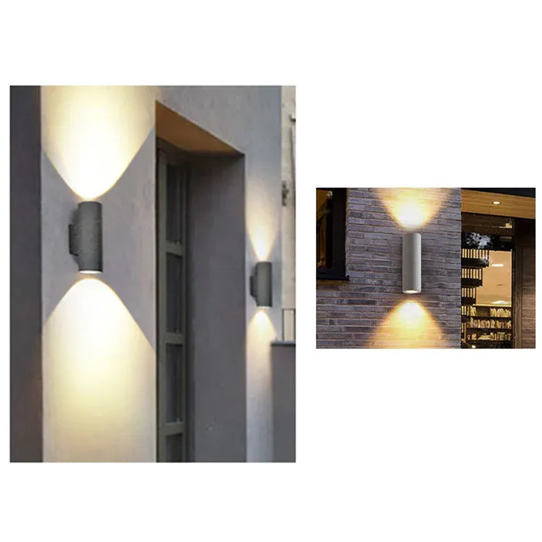 Black Up & Down Light Orr Cement Led