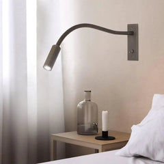 Single Arm Wall Light For Bedroom Orr Metal Warm White Ip20 Led