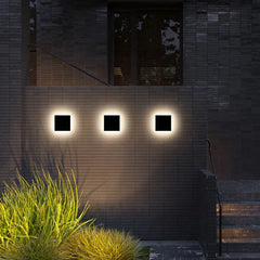 Black Outdoor Light Round Orr Metal Ip65