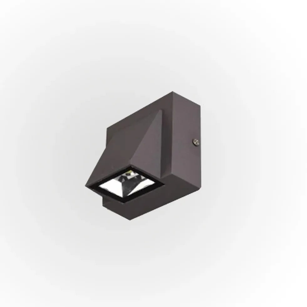 Modern Metal Led Outdoor Black Up & Down Light