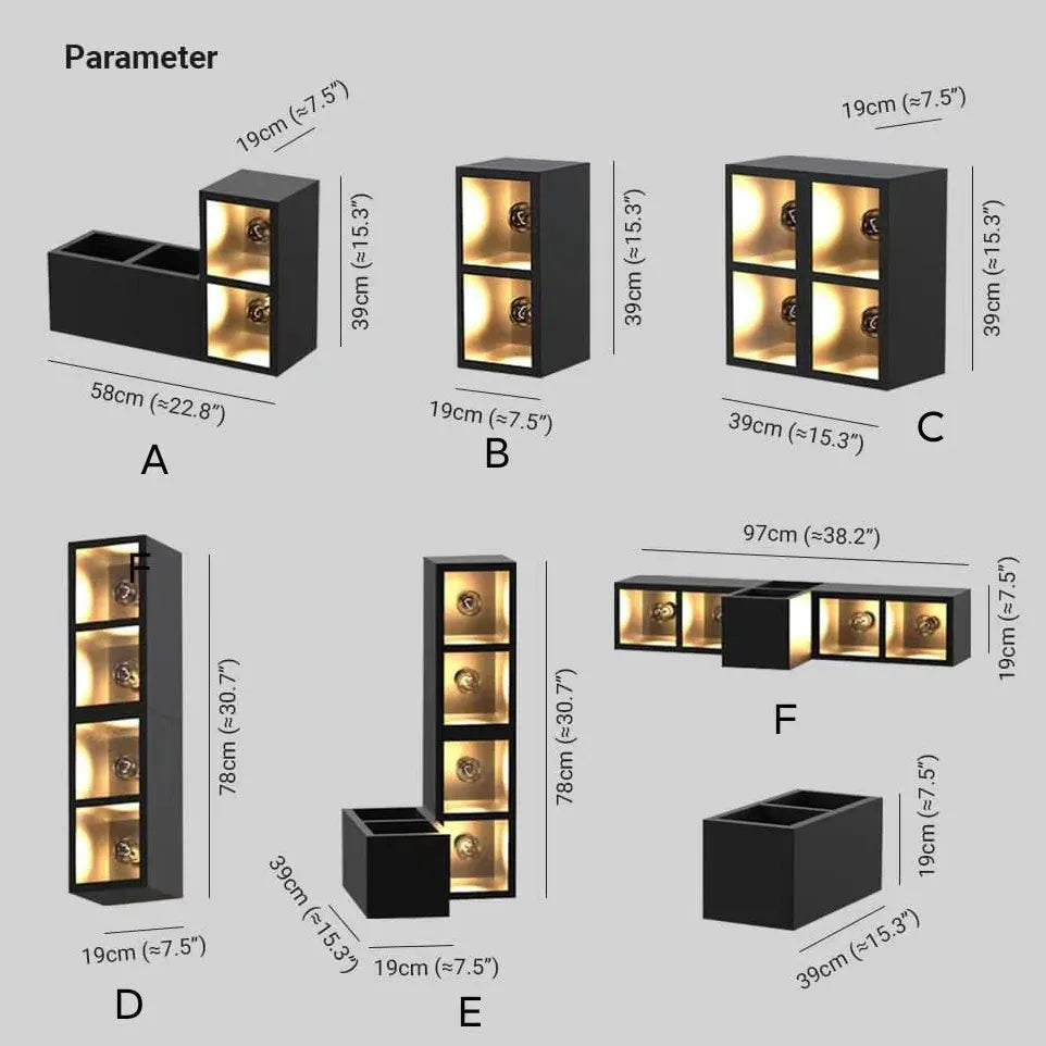 außenwandleuchte led ip65 elegante cube design für außen