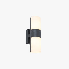 Black Up & Down Light Orr Metal & Acrylic Led Ip65