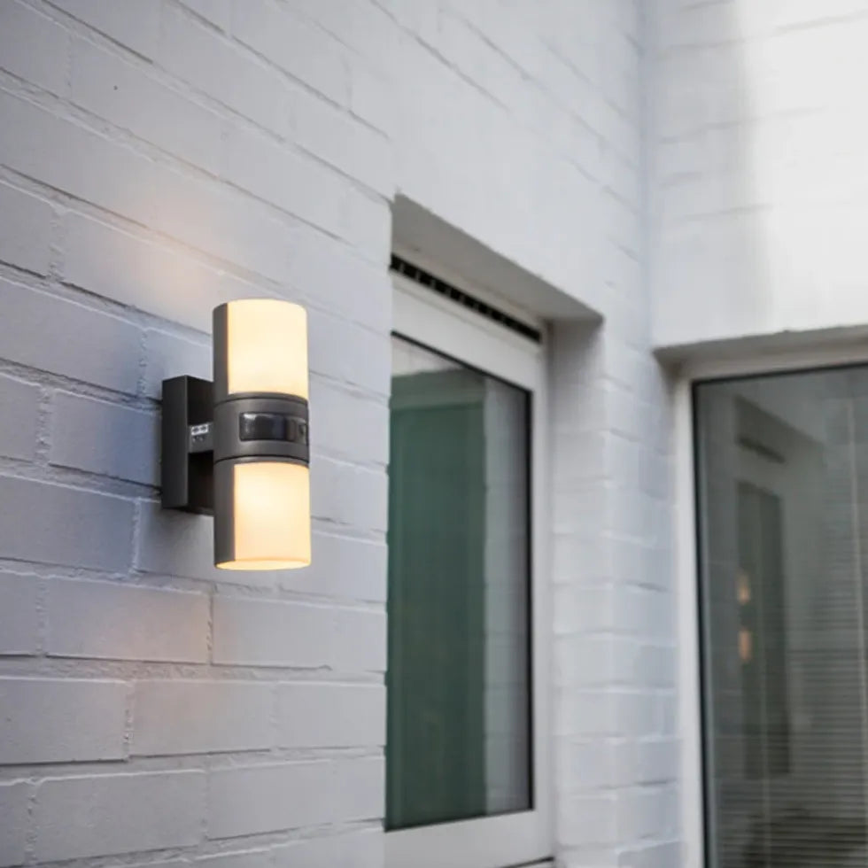 Black Up & Down Light Orr Metal & Acrylic Led Ip65