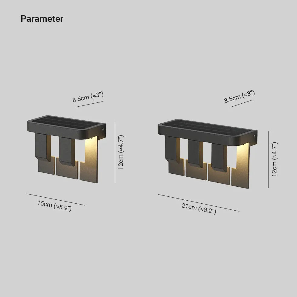 Design Wandleuchten aussen modernes und elegantes Licht