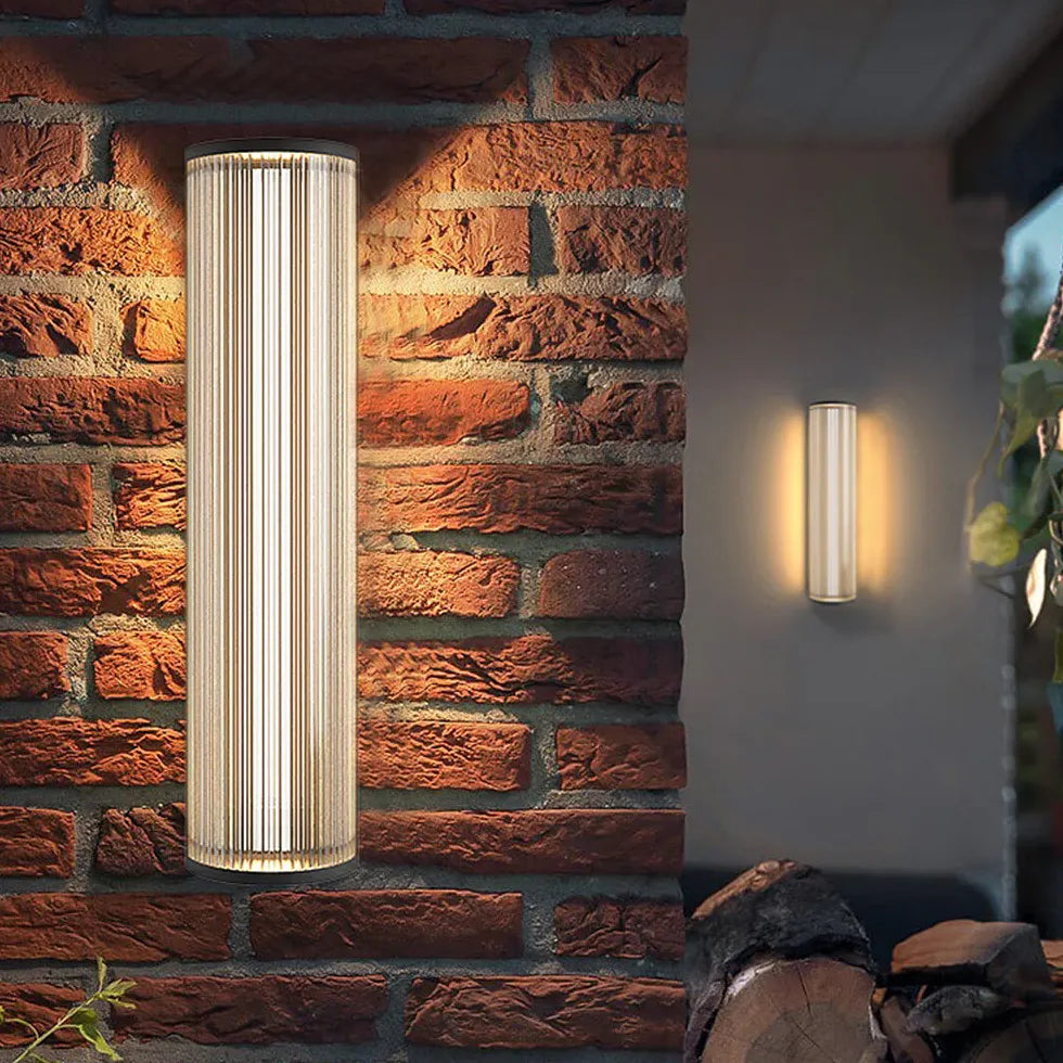 Aussenwandleuchte LED stilvolle Glas moderne Beleuchtung