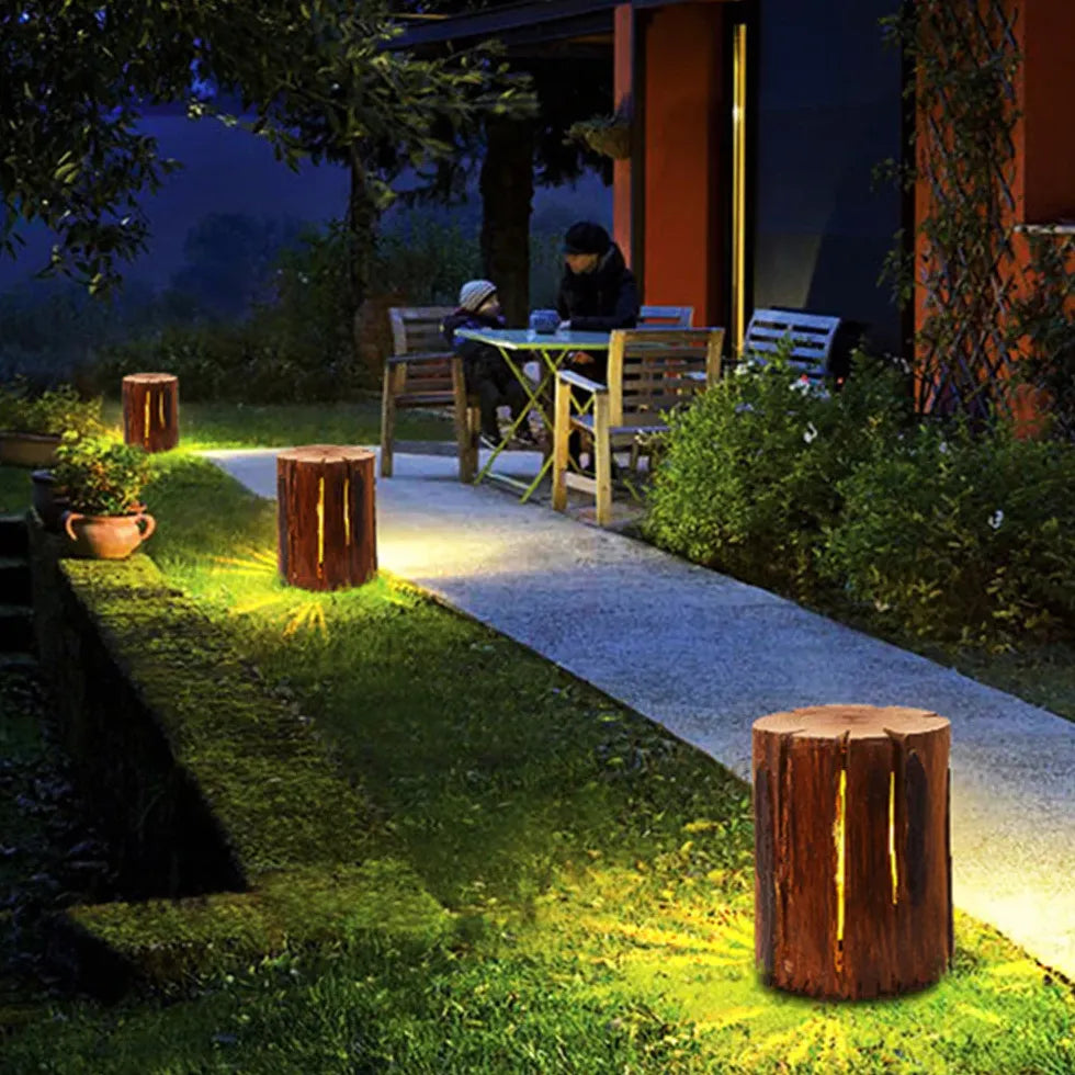 Outdoor Floor Lamp Orr Wood Outdoor Led Ip65