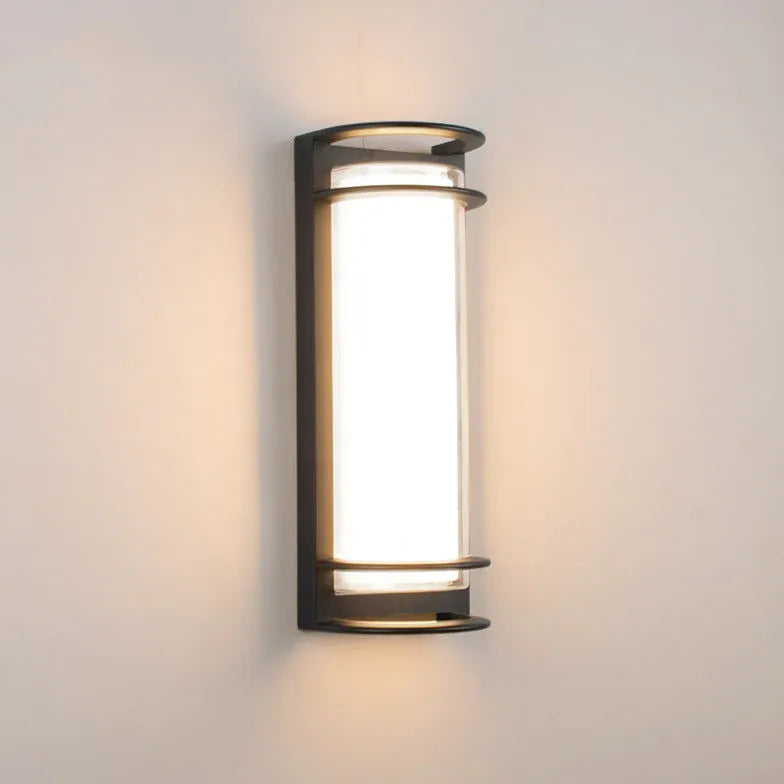 Outdoor Wall Light Orr Metal & Acrylic Ip65 Outdoor