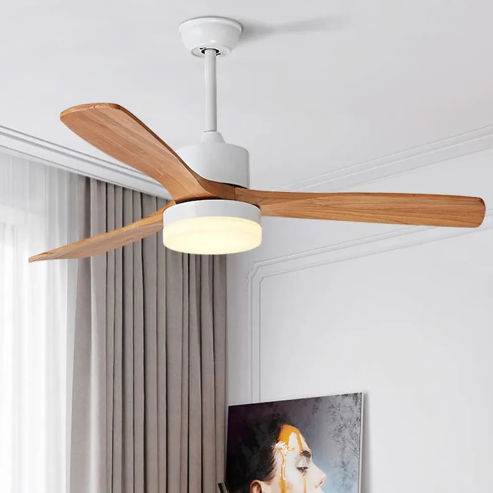 Ceiling Fan With Light For Study Room Ozawa Metal & Acrylic Led Ip20 Dimmable