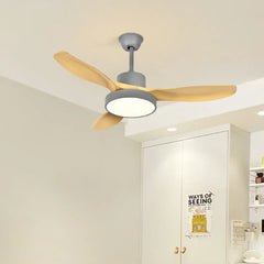 Ceiling Fan With Light For Study Room Ozawa Metal Led Ip20 Dimmable