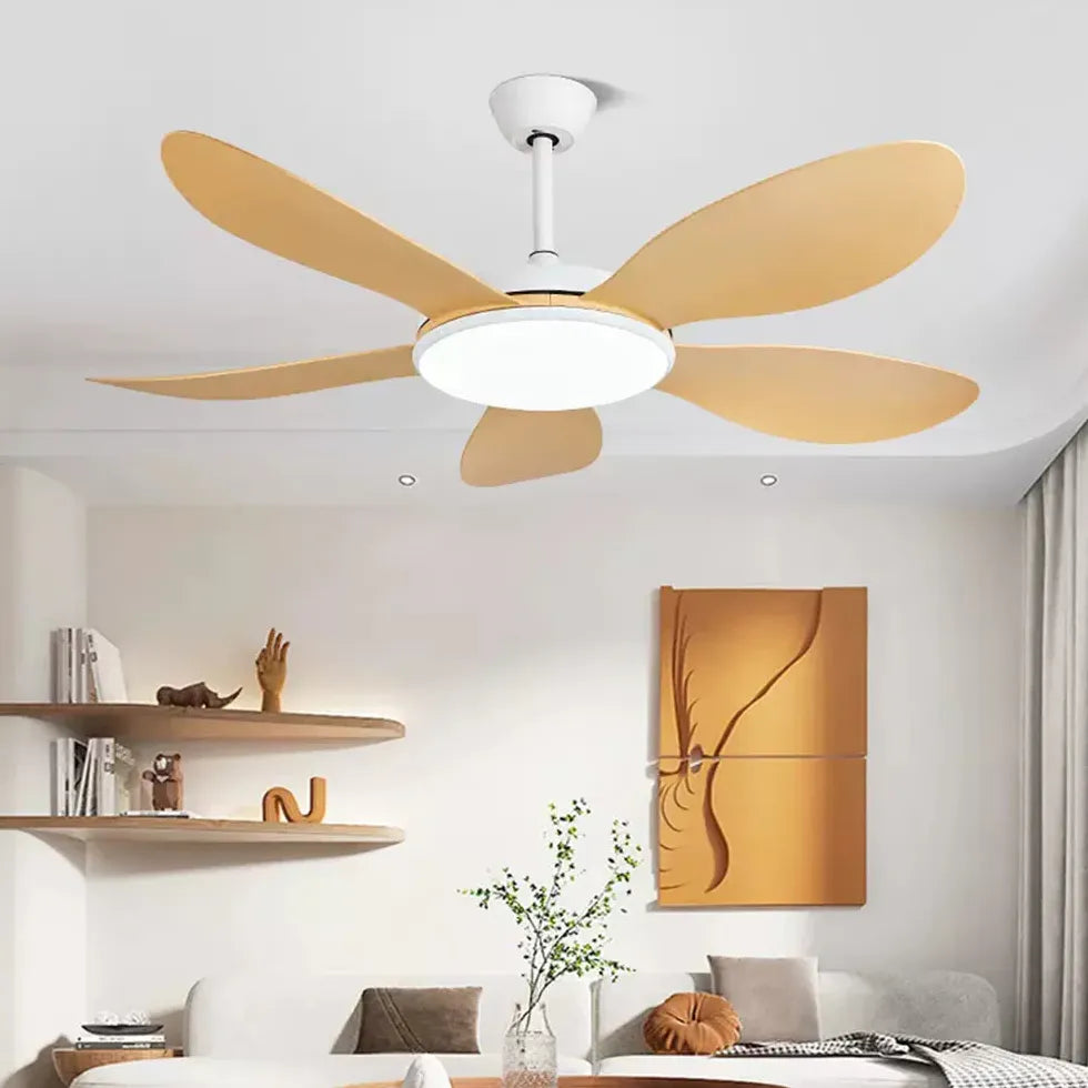 Ceiling Fan With Light For Study Room Ozawa Metal Dimmable