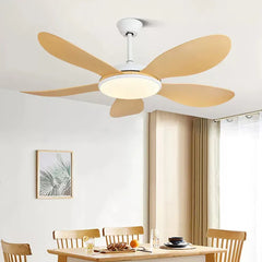 Ceiling Fan With Light For Study Room Ozawa Metal Dimmable