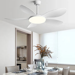 Ceiling Fan With Light For Study Room Ozawa Metal Dimmable