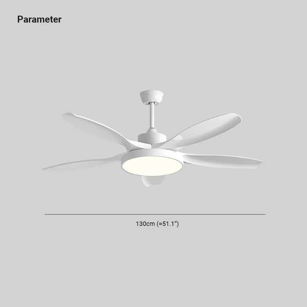 Black Ceiling Fan With Light For Study Room Ozawa Metal Led