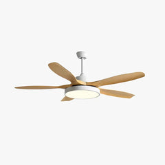 Black Ceiling Fan With Light For Study Room Ozawa Metal Ip20 Dimmable