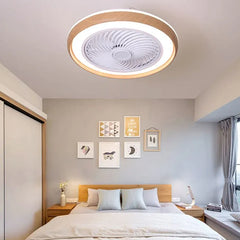 Ceiling Fan With Light For Bedroom Ozawa Metal & Acrylic Dimmable