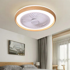 Ceiling Fan With Light For Bedroom Ozawa Metal & Acrylic Dimmable