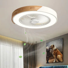 Ceiling Fan With Light For Bedroom Ozawa Metal Led