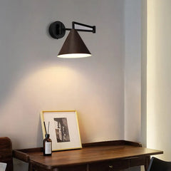 Single Arm Wall Light For Bedroom Cone Ozawa Metal Led Ip20