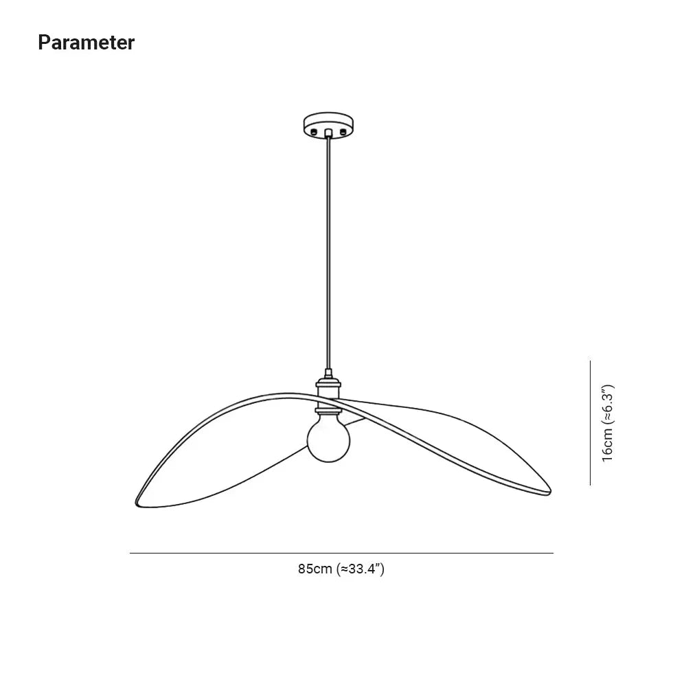 Light Single Pendant For Bedroom Ozawa Metal & Wood