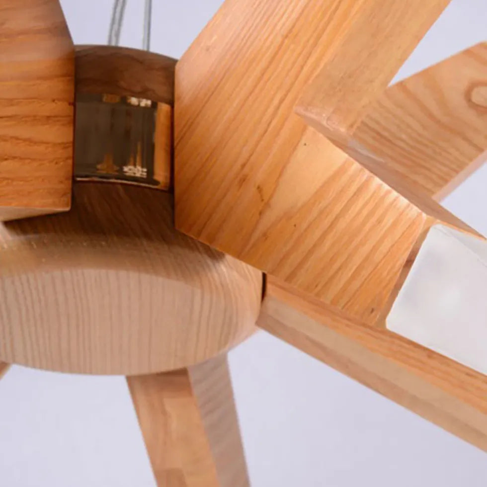 Chandelier For Bedroom Ozawa Wood Led