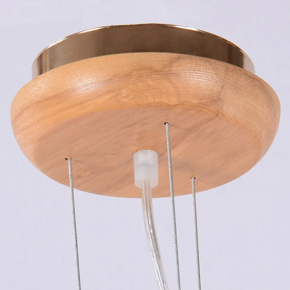 Chandelier For Bedroom Ozawa Wood Led