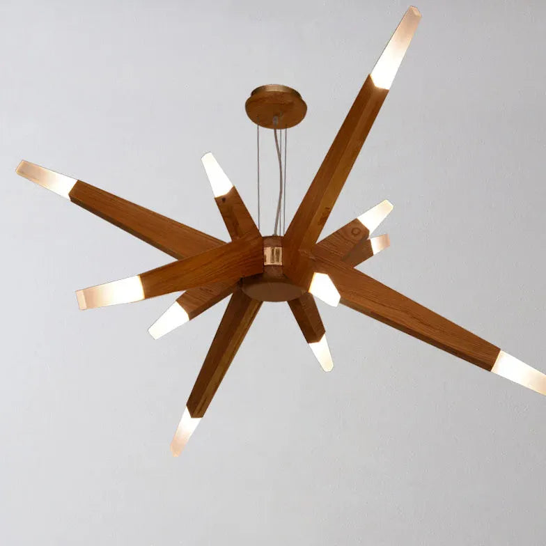 Chandelier For Bedroom Ozawa Wood Led