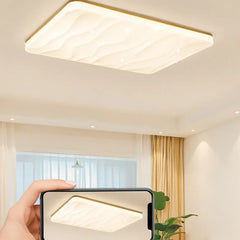 White Low Ceiling Light For Bedroom Wood Ip20