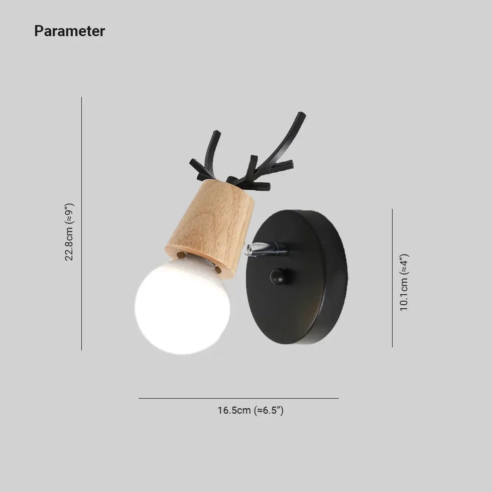 Single Arm Wall Light For Bathroom Ozawa Wood Ip44 Led