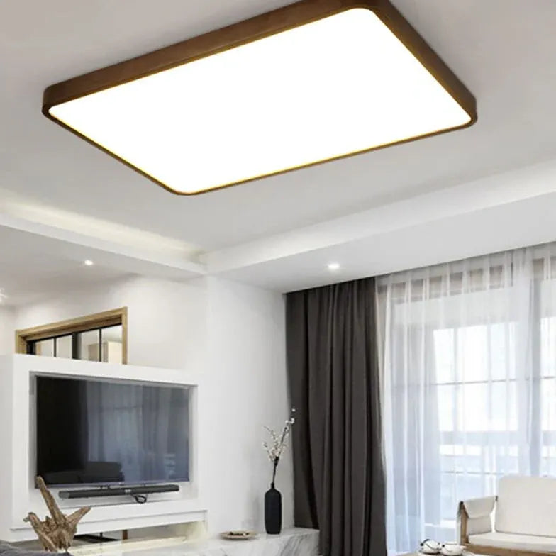 Led Ceiling Light For Study Room Wood Ip20