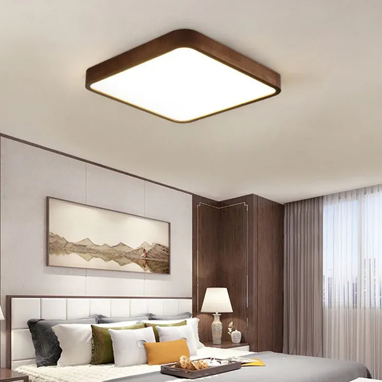 Led Ceiling Light For Study Room Wood Ip20