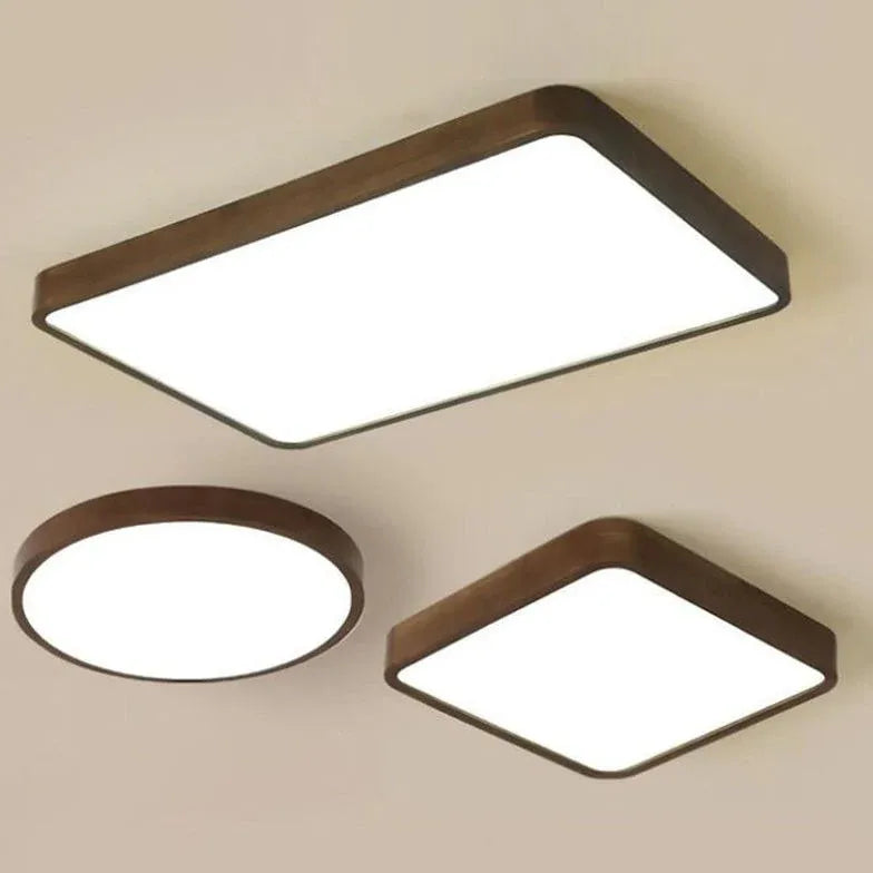 Led Ceiling Light For Study Room Wood Ip20