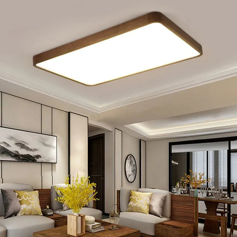 Led Ceiling Light For Study Room Wood Ip20