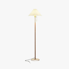 Floor Lamp For Bedroom Ozawa Metal & Fabric Plug