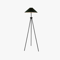 Tripod Floor Lamp For Bedroom Ozawa Metal & Fabric Ip20 Led