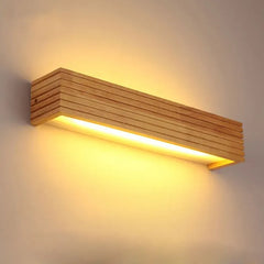 Mirror Light For Bathroom Ozawa Wood Led Ip44