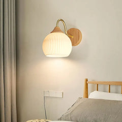 Single Arm Wall Light For Bedroom Ozawa Resin Warm White Ip20