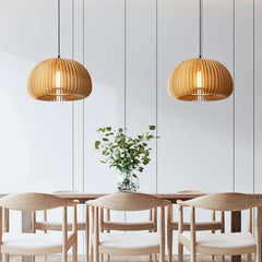 Light Single Pendant For Living Room Ozawa Metal & Wood Led Ip20