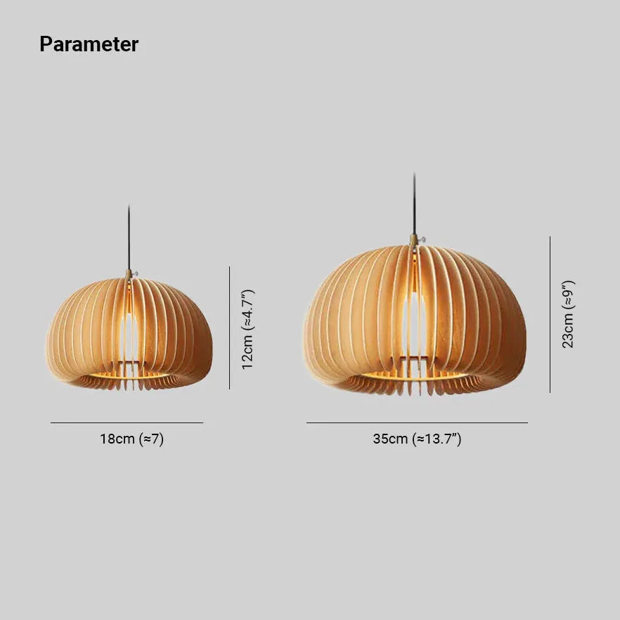 Light Single Pendant For Living Room Ozawa Metal & Wood Led Ip20