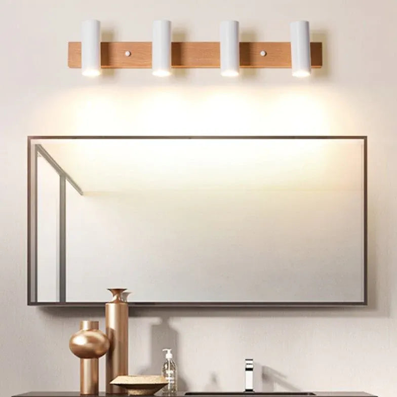 Multi Arm Wall Light For Bathroom Ozawa Wood