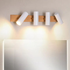 Multi Arm Wall Light For Bathroom Ozawa Wood