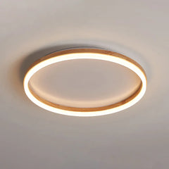 Low Ceiling Light For Bedroom Round Ozawa Wood Led Dimmable Ip20