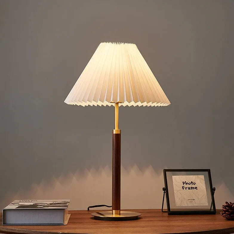 Table Lamp For Bedroom Ozawa Metal & Wood Plug Ip20 Led