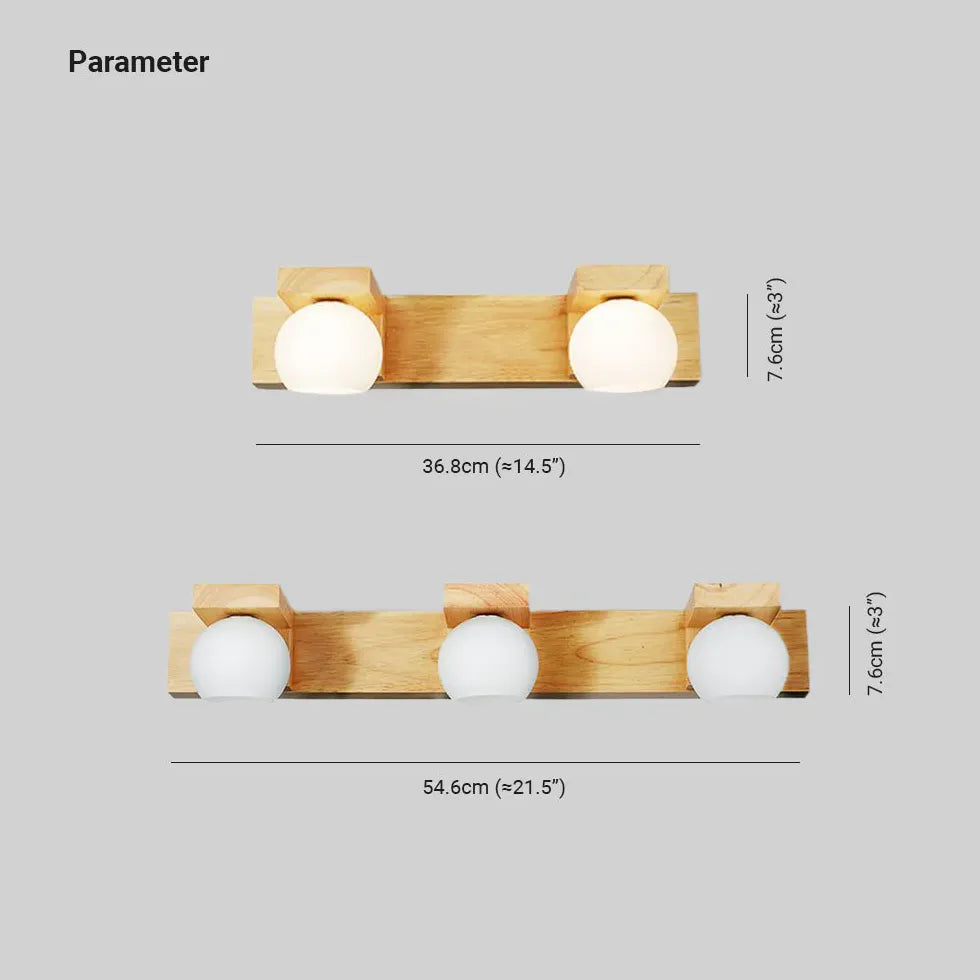 Multi Arm Wall Light For Bathroom Ozawa Wood Ip44 Led