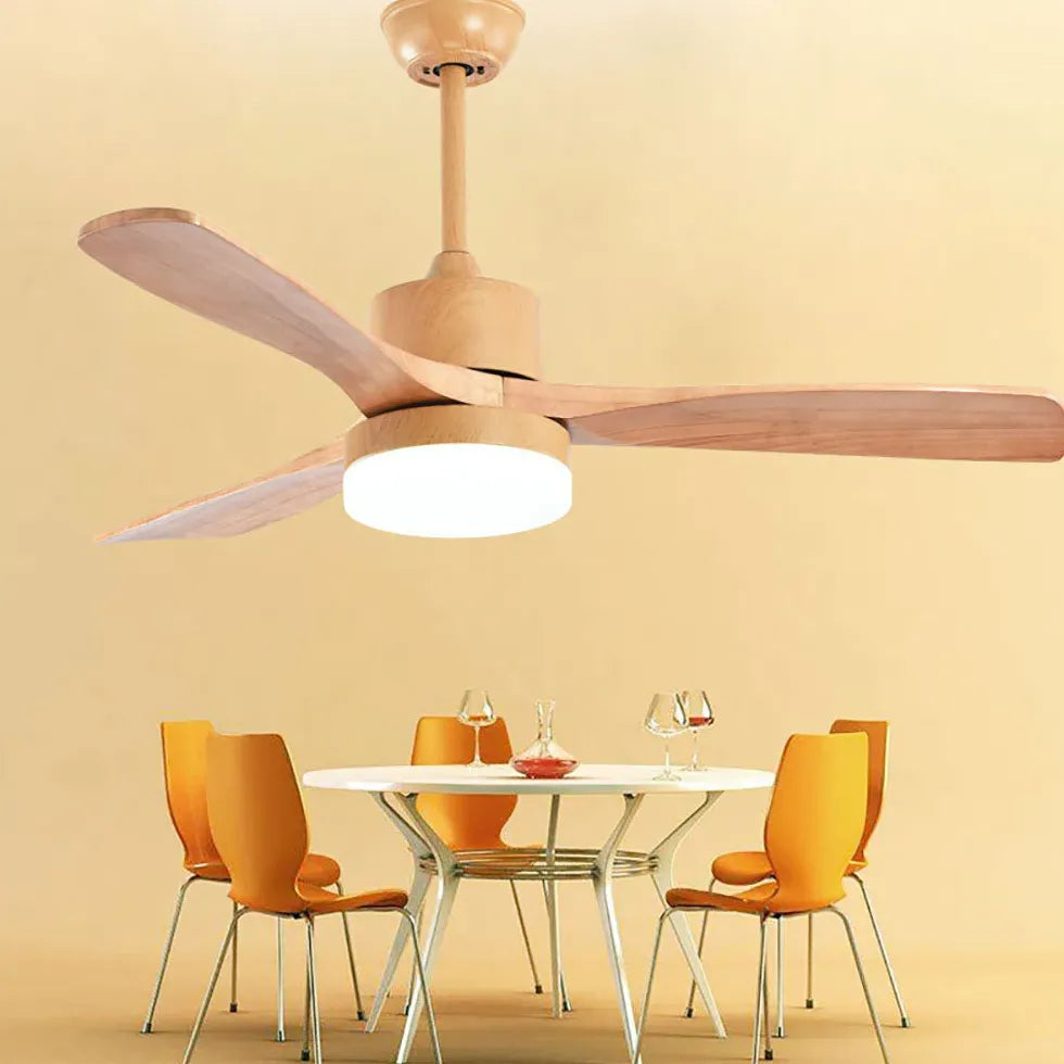 Ceiling Fan With Light For Study Room Ozawa Metal & Acrylic Dimmable Ip20 Led