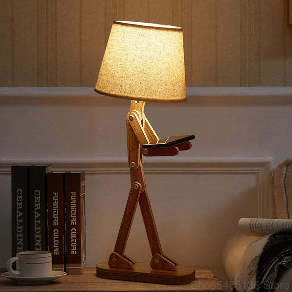 Floor Lamp For Study Room Ozawa Metal&wood Plug Led