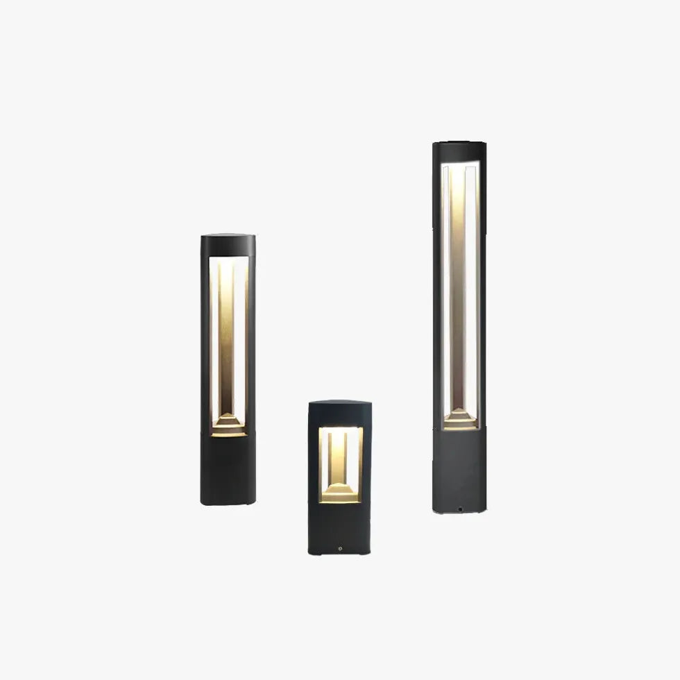 Black Solar Hybrid Pena Metal & Acrylic Led Ip65