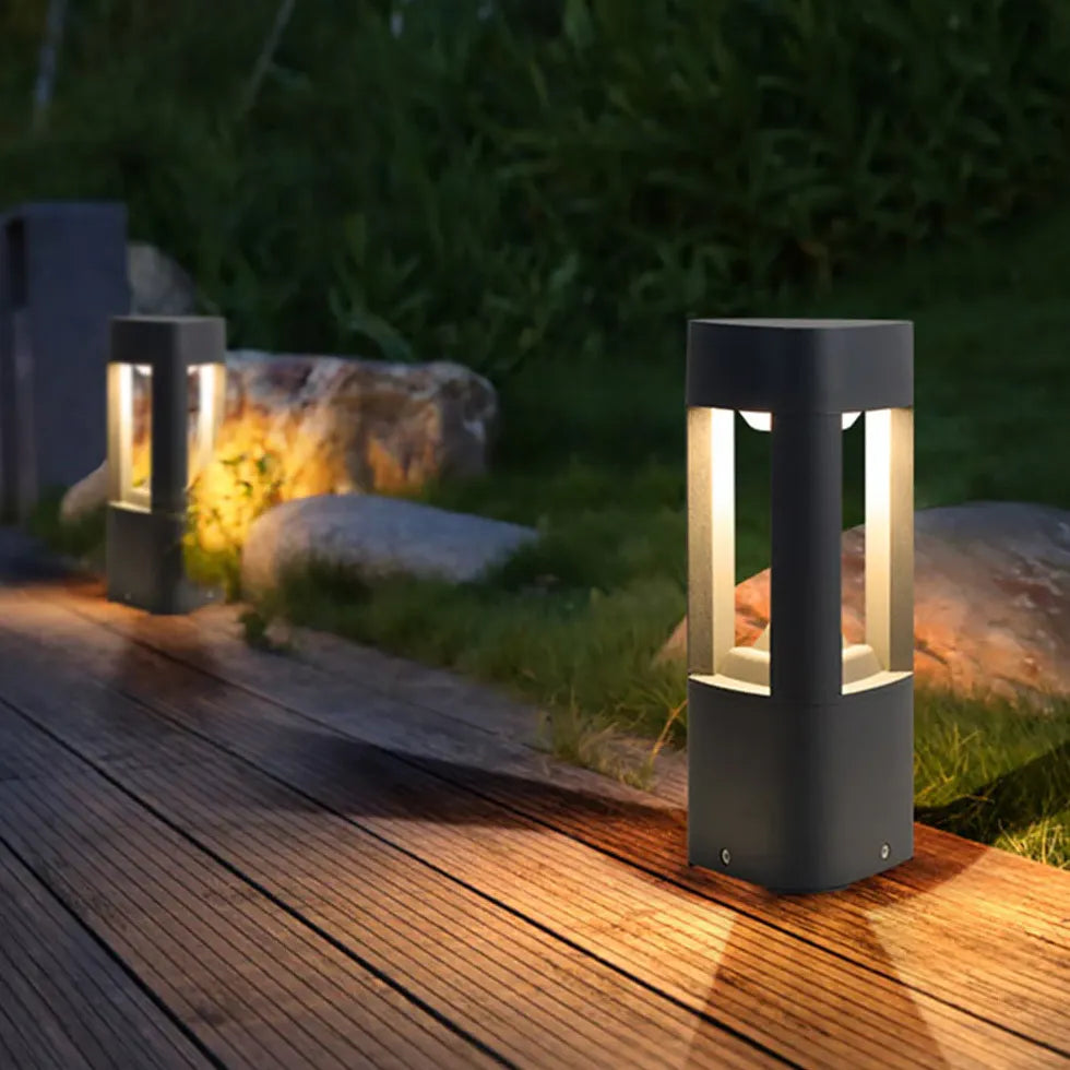 Black Solar Hybrid Pena Metal & Acrylic Led Ip65