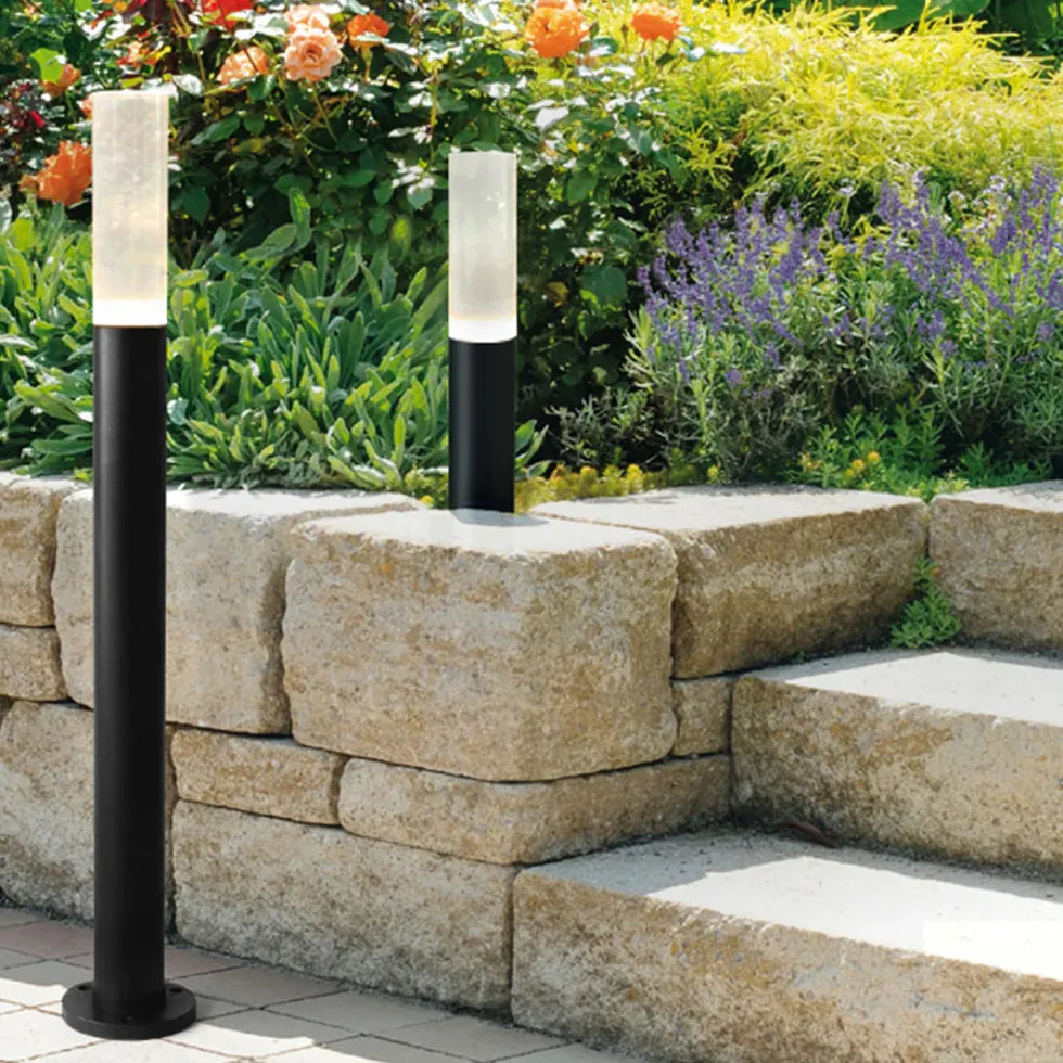 Black Post & Bollard Light Pena Metal Outdoor Ip65 Led